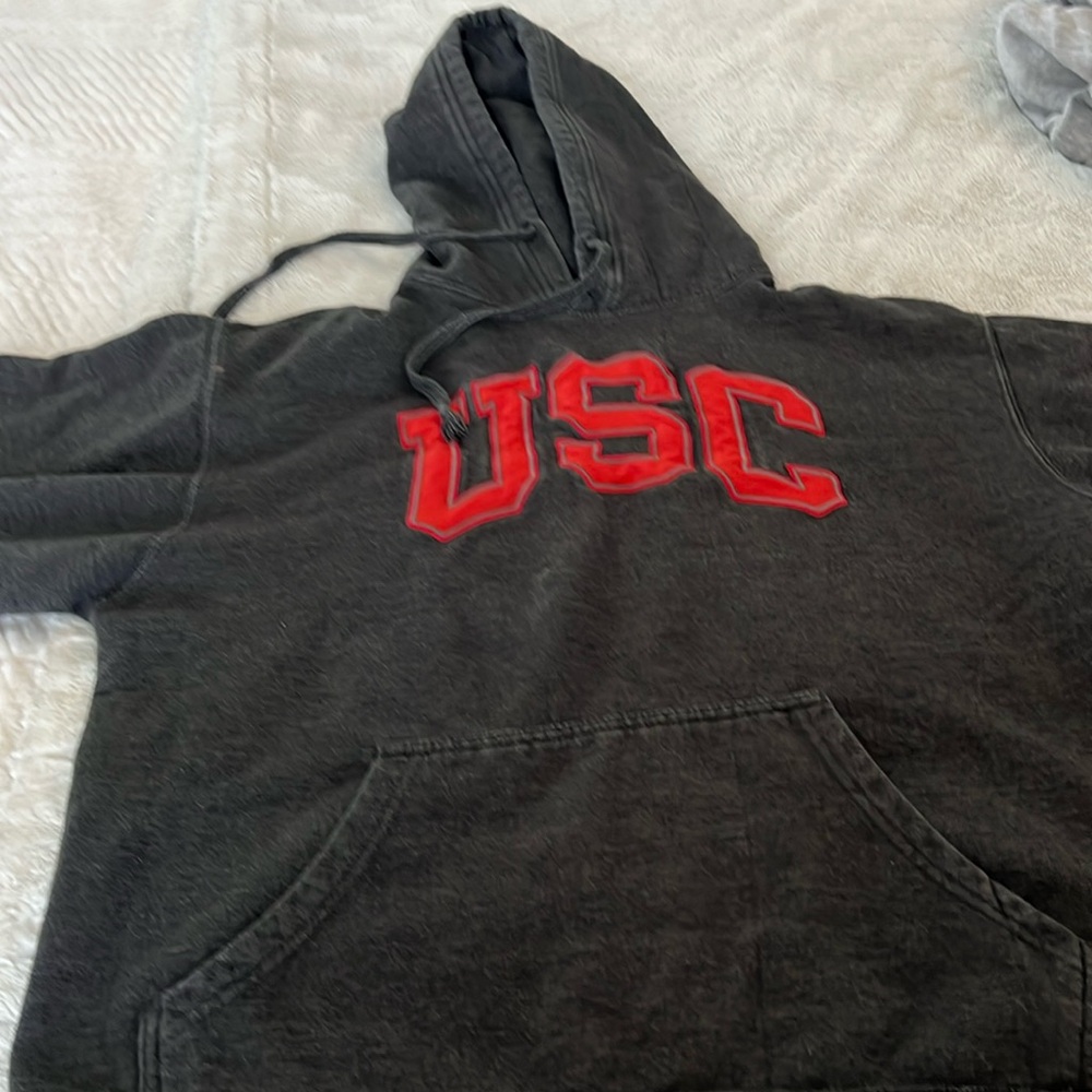 USC Crop Hoodie